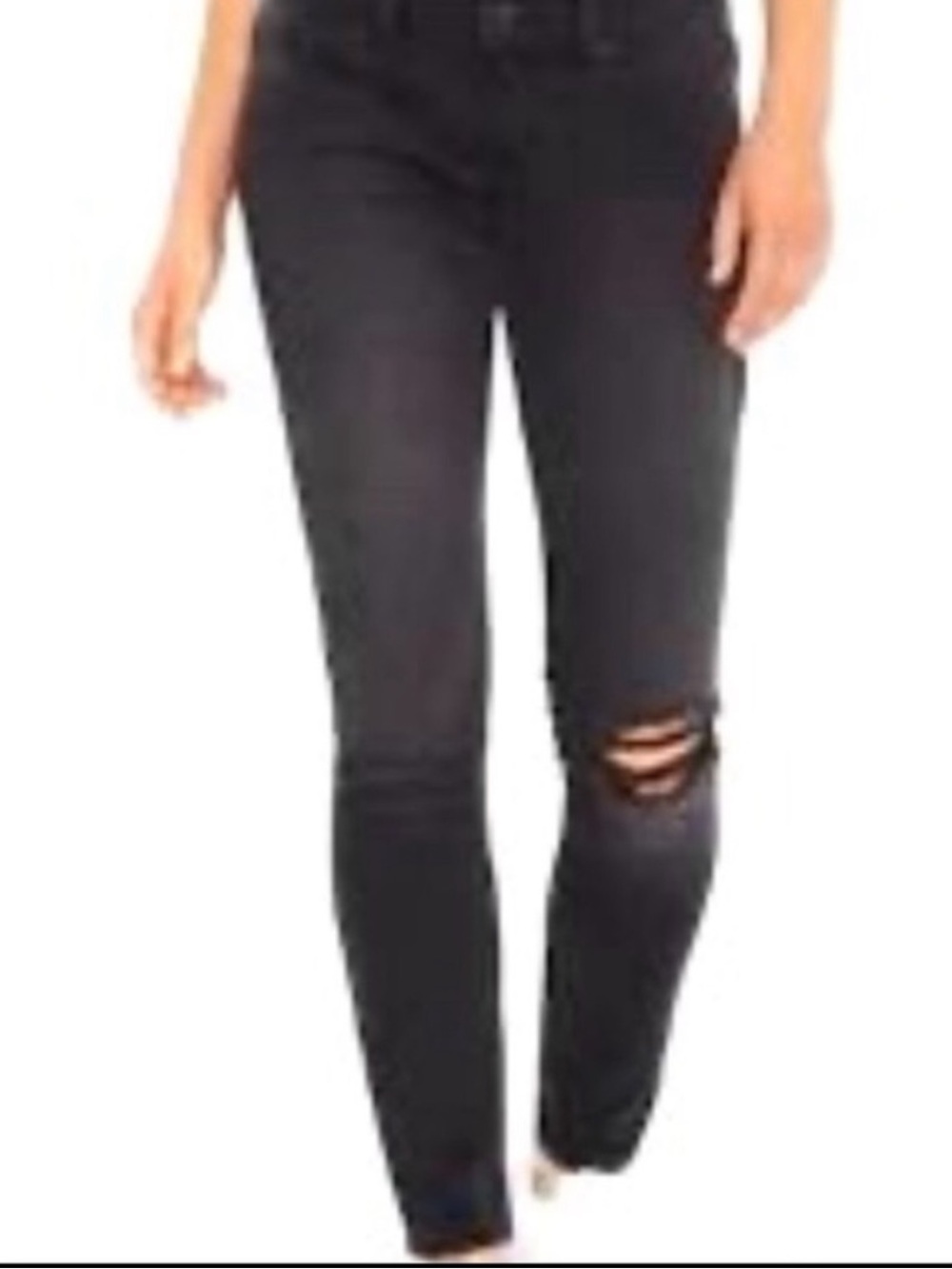 Levi’s 524 Distressed Skinny Jeans